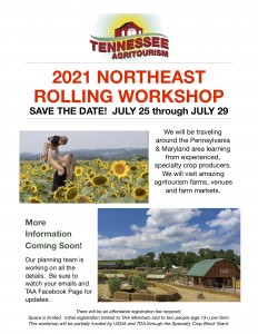TAA NORTHEAST ROLLING WORKSHOP 2021-Save The Date!